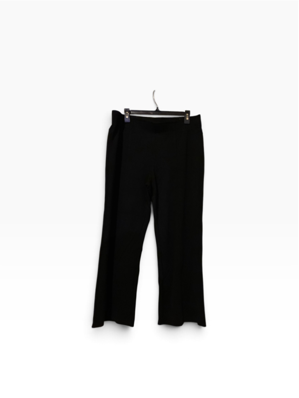 Women's HUE Black Leggings Size XL wide leg